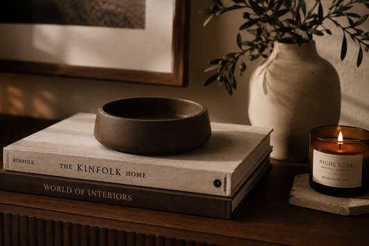 Sculpted Ritual Bowl | 8 oz Artisan Candle Vessel