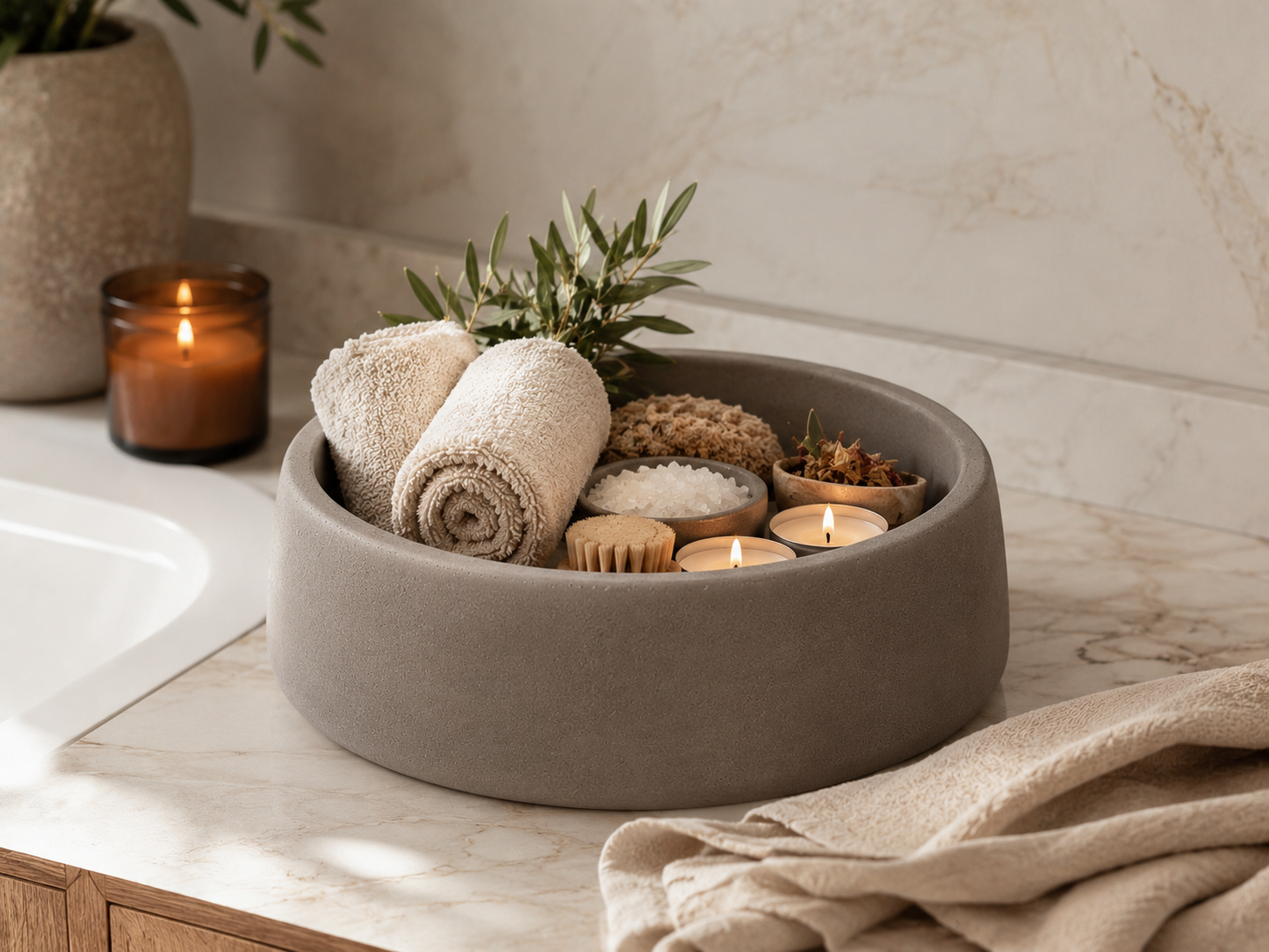 Ritual Centerpiece Bowl | 24 oz Artisan Candle Vessel