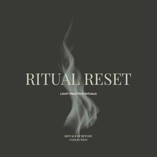 Ritual Reset — Light Practice Ritual Card