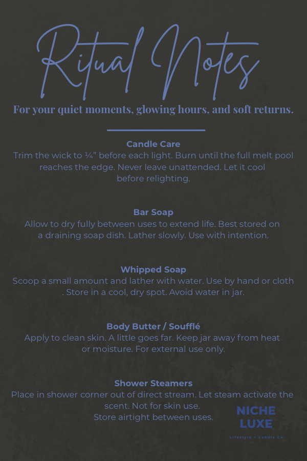 Stillness & Smoke — Light Practice Ritual Card