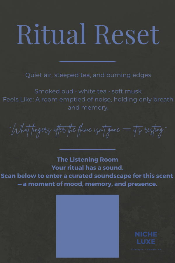 Stillness & Smoke — Light Practice Ritual Card