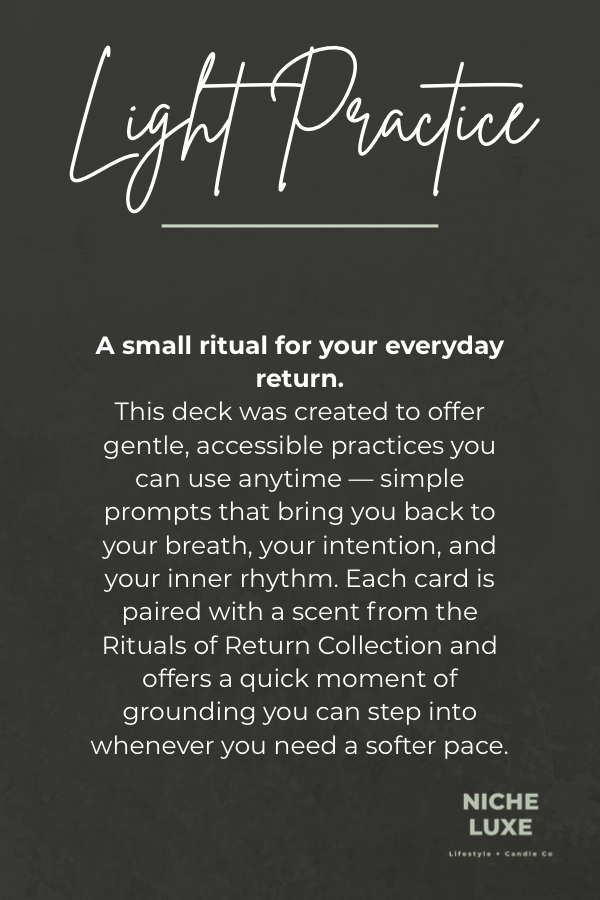 Light Practice Ritual Cards — Collectible Deck