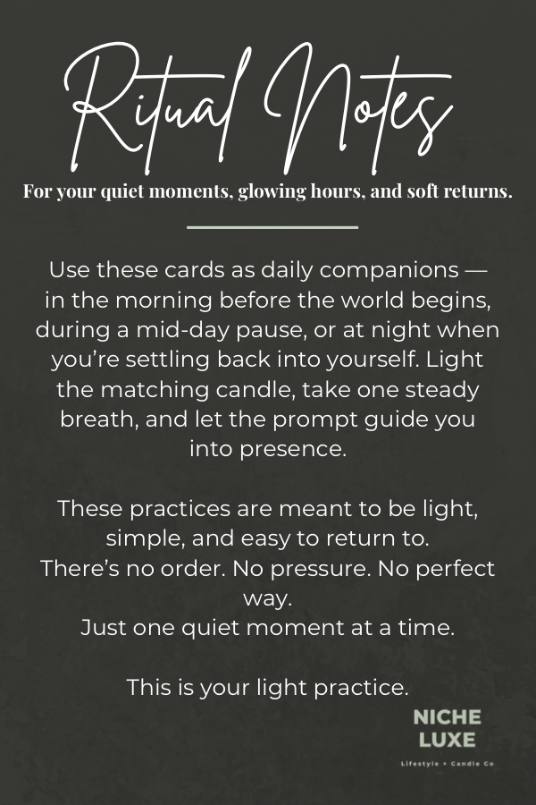 Light Practice Ritual Cards — Collectible Deck