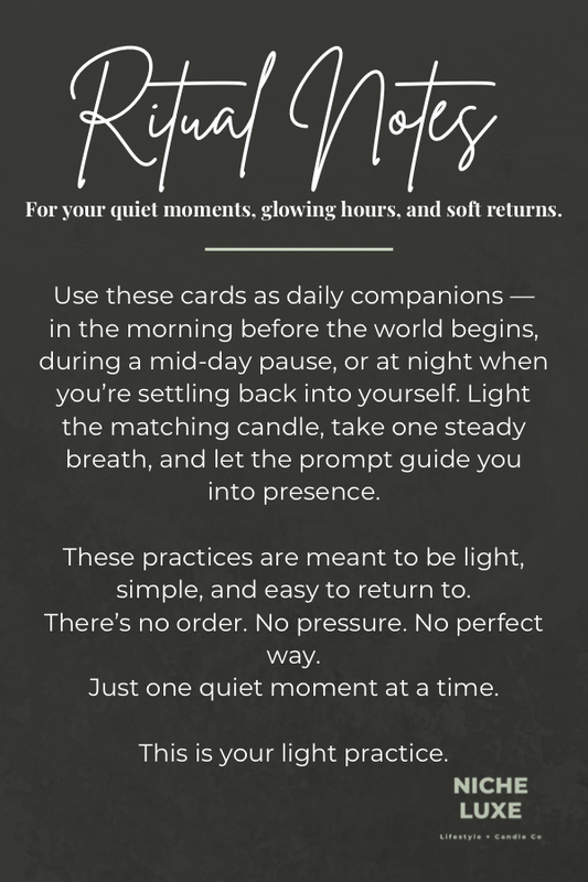 Light Practice Ritual Cards — Collectible Deck