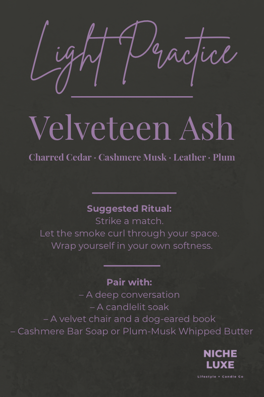 Velveteen Ash — Light Practice Ritual Card