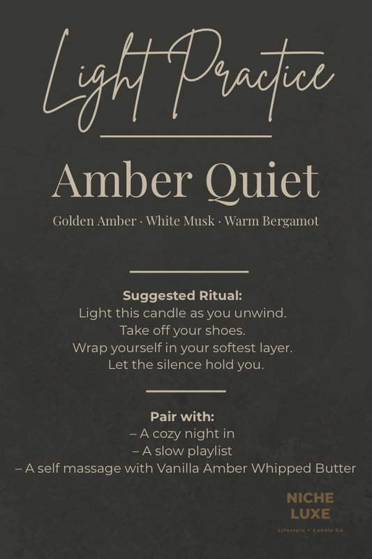 Amber Quiet — Light Practice Ritual Card