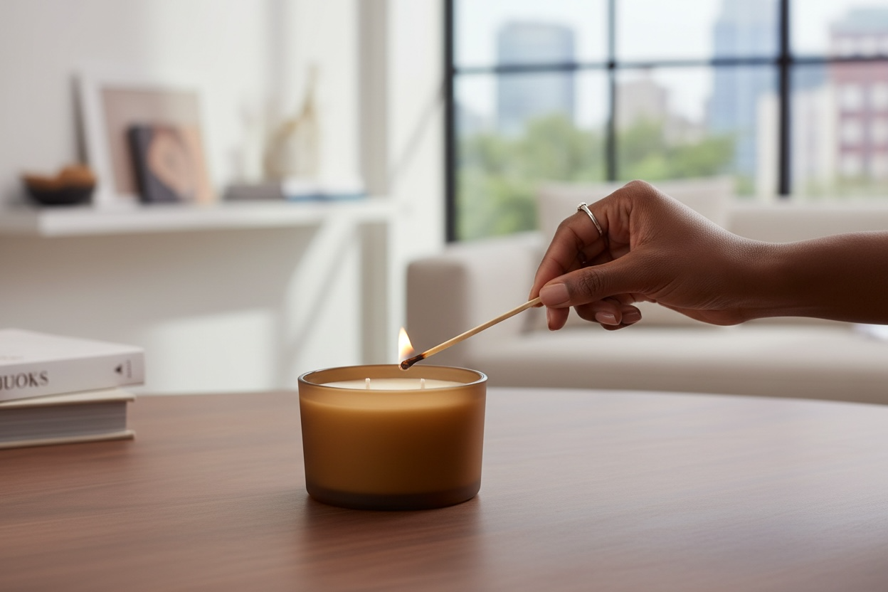 24 oz Amber Bowl Candle