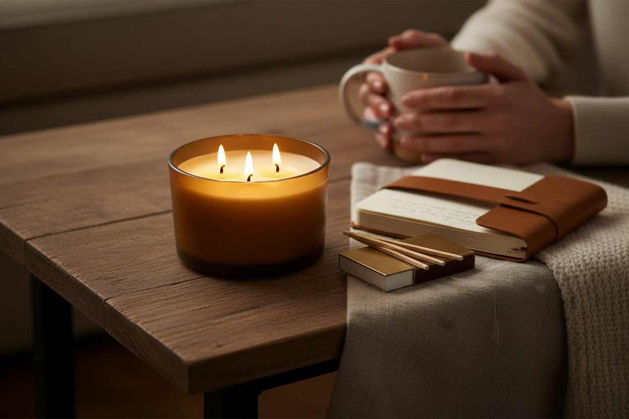 24 oz Amber Bowl Candle