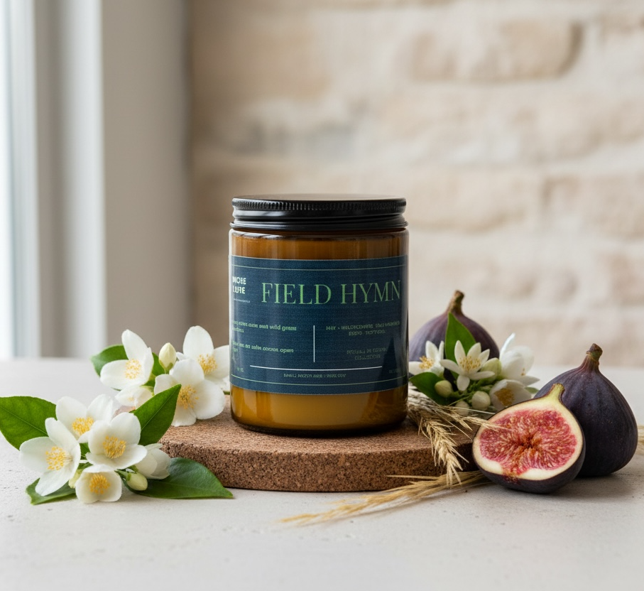 Signature Scented Candle | 8 oz Amber jar