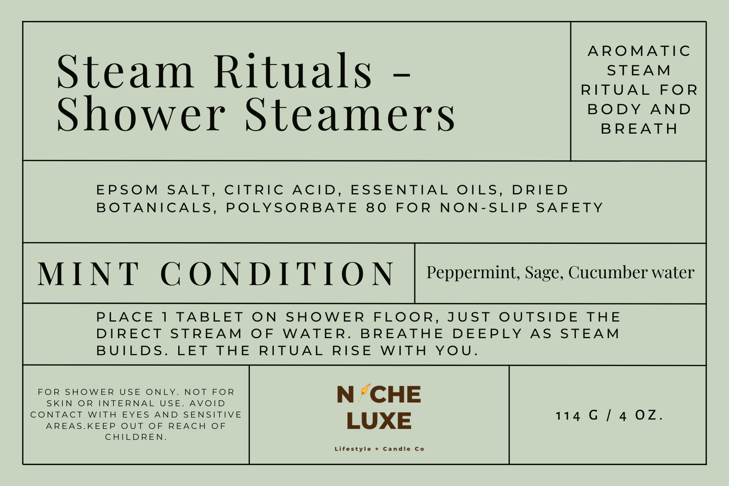 Steam Rituals Shower Steamers 4 oz