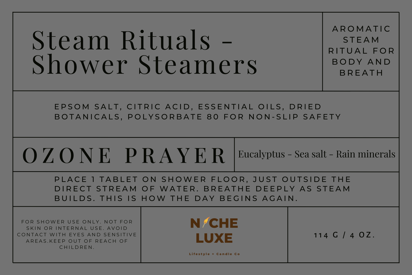 Steam Rituals Shower Steamers 4 oz