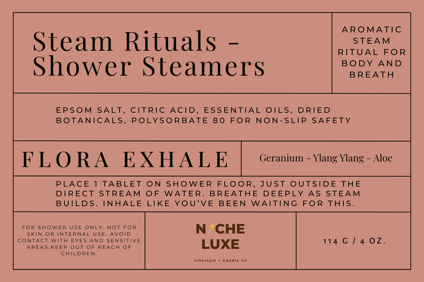 Steam Rituals Shower Steamers 4 oz