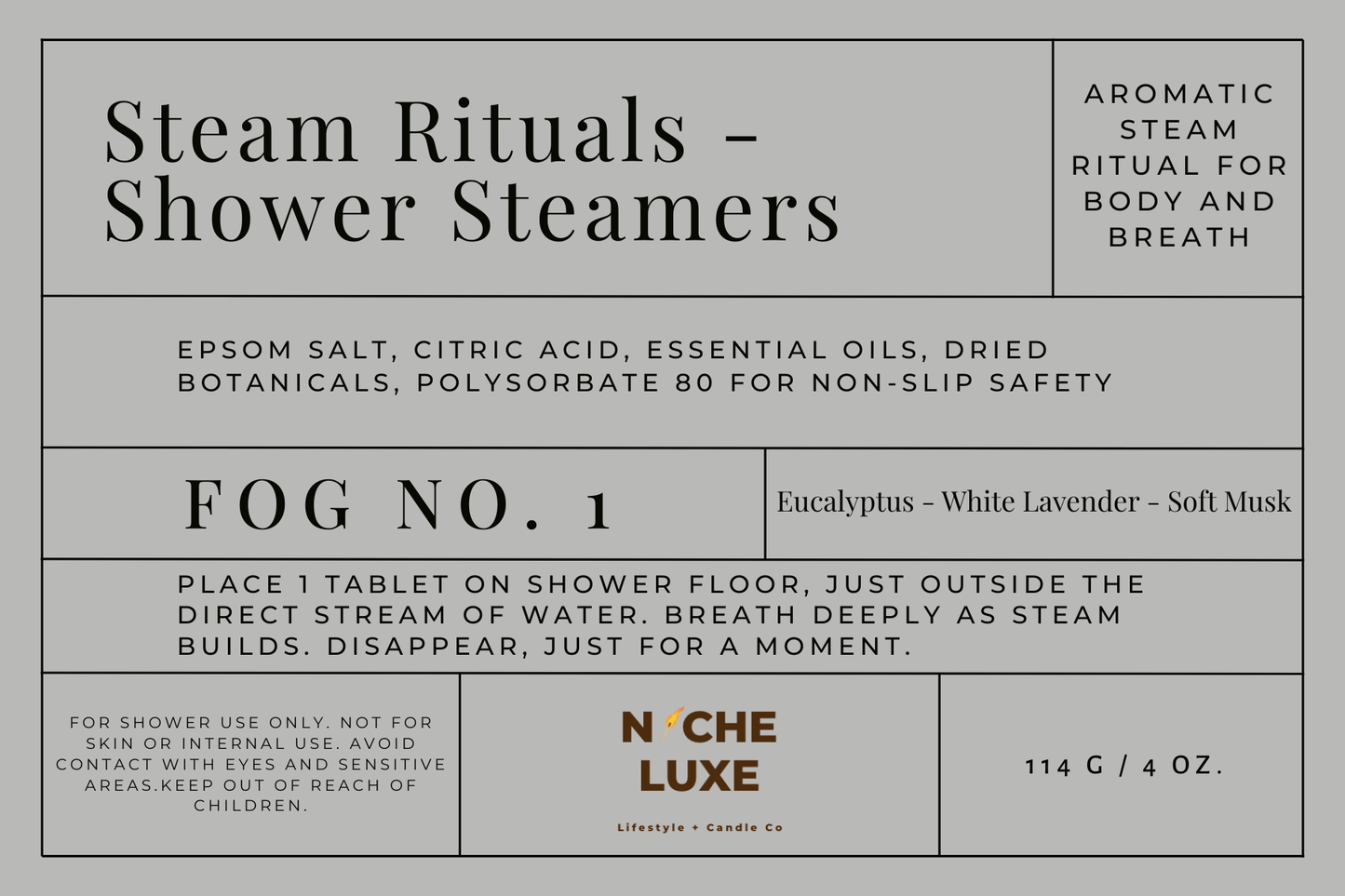 Steam Rituals Shower Steamers 4 oz