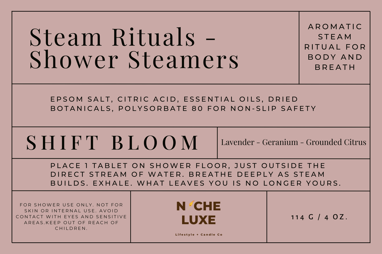 Steam Rituals Shower Steamers 4 oz