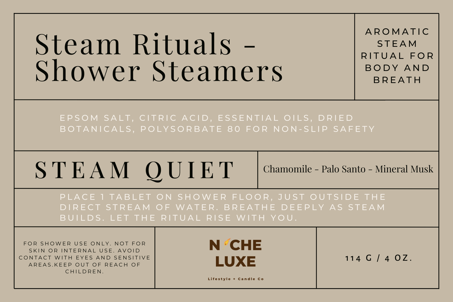 Steam Rituals Shower Steamers 4 oz